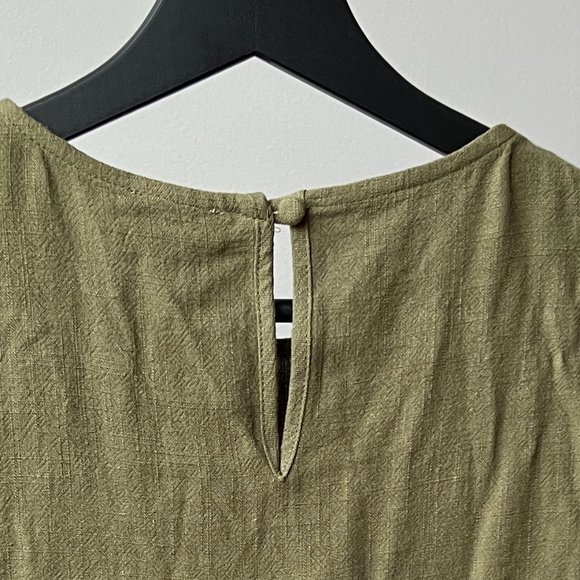 NWT Women's Linen Muscle Tee - Eye to Eye | Size Small - Picture 9 of 11